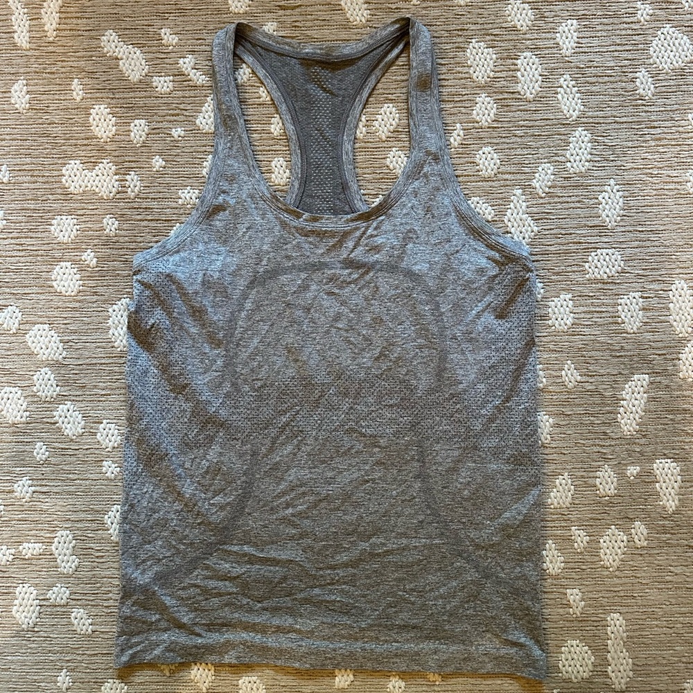 lululemon athletica Gray Tank Top